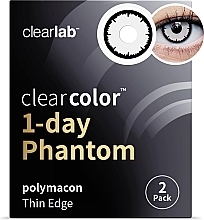 Fragrances, Perfumes, Cosmetics 'Angelic White', 2 pieces - Clearlab ClearColor 1-Day Phantom