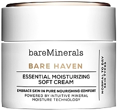 Fragrances, Perfumes, Cosmetics Normal to Dry Skin Moisturizing Cream - Bare Minerals Bare Haven Essential Moisturizing Soft Cream