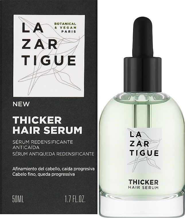 Hair Thickening Serum - Lazartigue Thicker Hair Densifying Serum — photo N2