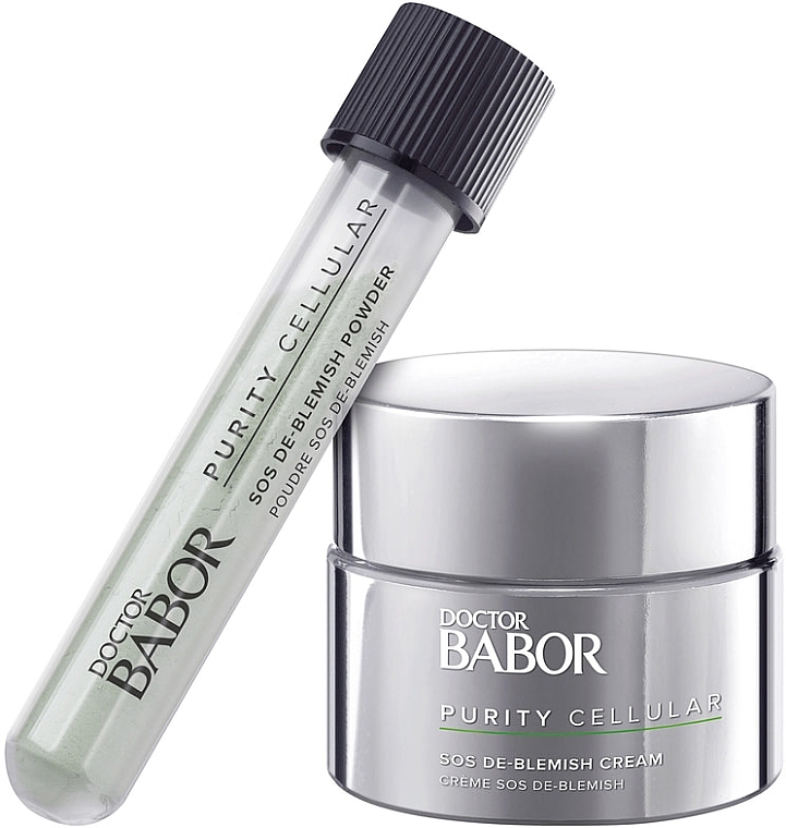 Anti-Acne Set - Babor Doctor Purity Cellular SOS De-Blemish Kit (cr/50ml + powder/5g) — photo N13