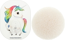 Fragrances, Perfumes, Cosmetics Sponge - The Konjac Sponge Company Facial Sponge and Hook Unicorn Prancing White