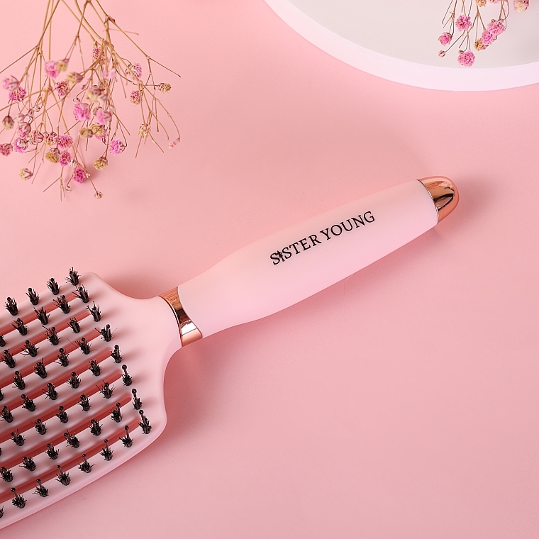 Ovia Pink Bv Hair Brush - Sister Young Hair Brush — photo N4