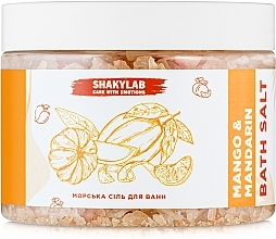 Bath Sea Salt "Mango & Mandarin" - SHAKYLAB Natural Bath Salt — photo N1