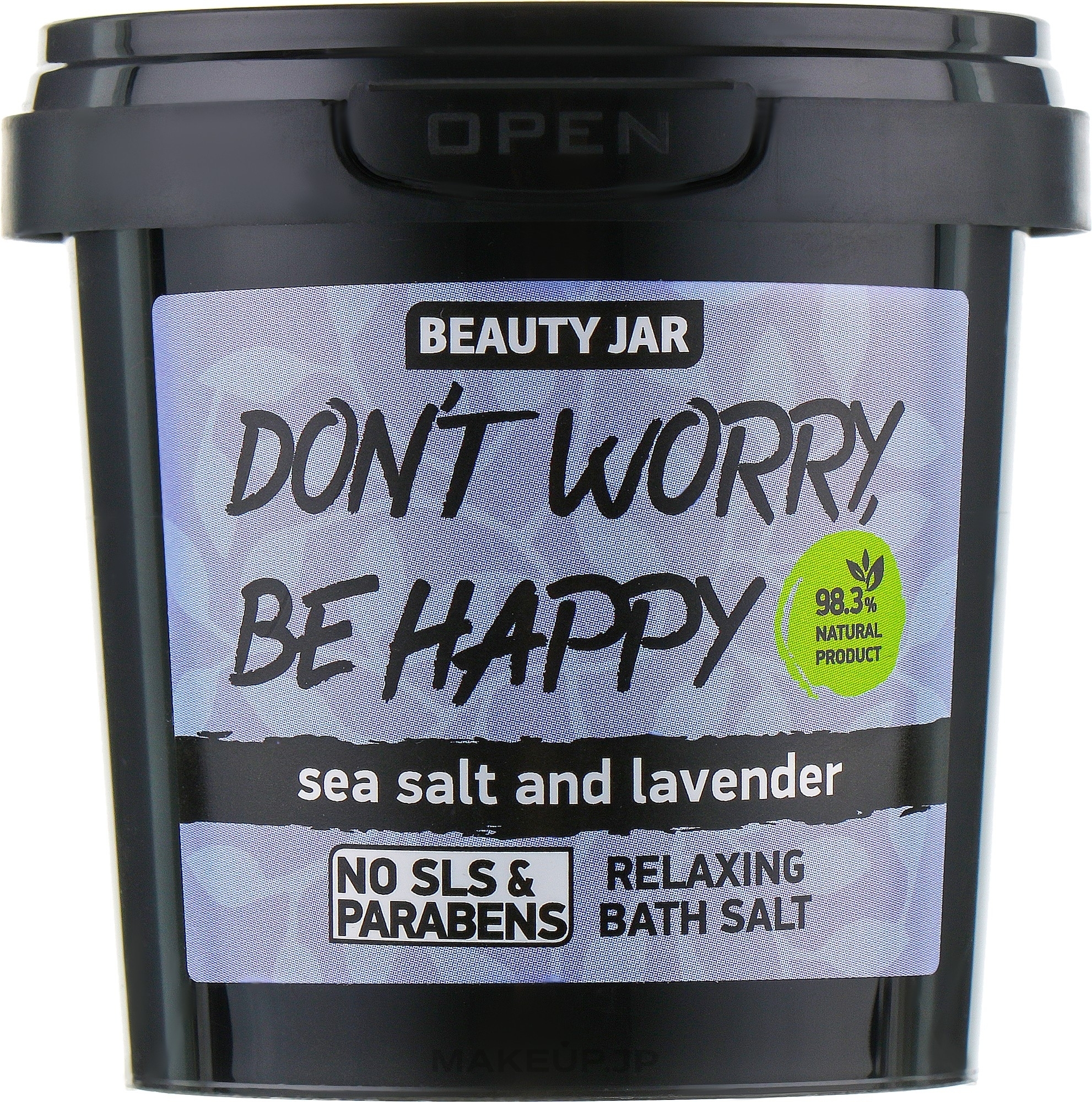 Foaming Bath Salt - Beauty Jar Don't Worry Be Happy — photo 200 g