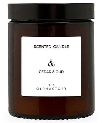 Scented Candle in Jar - Ambientair The Olphactory Cedar & Oud Scented Candle — photo N1