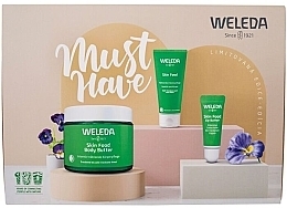 Fragrances, Perfumes, Cosmetics Set - Weleda Skin Food Must Have Set (butter/150ml + f/b/cr/30ml + lip/butter/8ml)