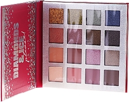 Eyeshadow Palette - NYX Professional Makeup Diamonds & Ice Mega Shadow Palette — photo N2