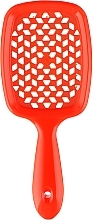 Hair Brush, neon-orange - Janeke Superbrush — photo N14