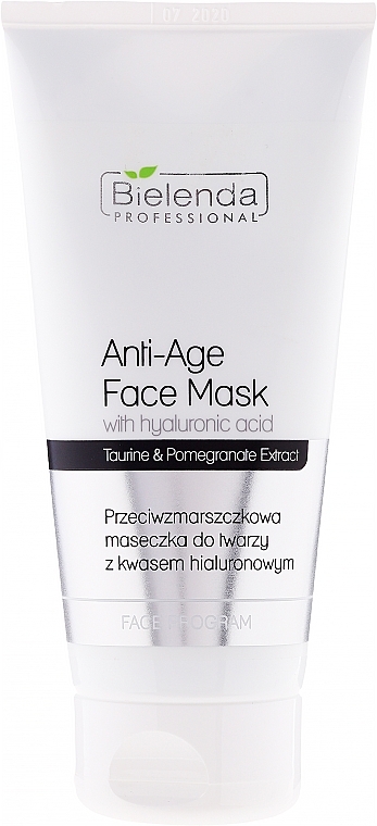Hyaluronic Acid Anti-Wrinkle Mask - Bielenda Professional Face Program Anti-Age Face Mask With Hyaluronic Acid — photo N1