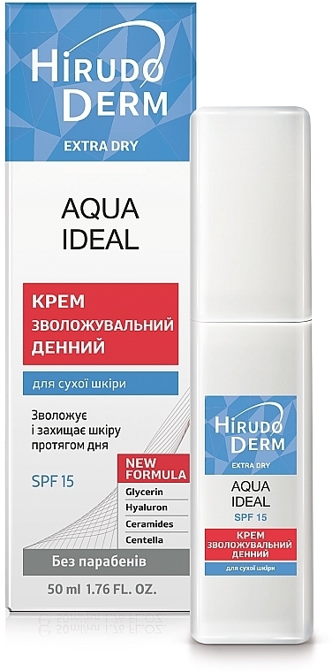 Moisturizing Fay Cream - Hirudo Derm Aqua Ideal — photo N1