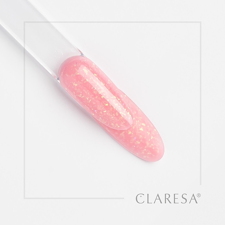 ネイル ビルダージェル - Claresa Soft & Easy Builder Gel UV/LED Glimmer Pink — photo N9