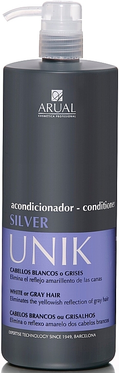 Conditioner for Blonde & Gray Hair - Arual Unik Silver Conditioner — photo N6