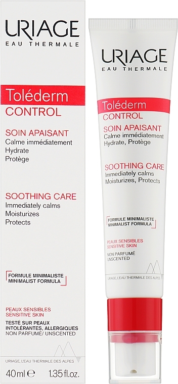 Soothing Face Cream - Uriage Tolederm Control Soothing Care Face Cream — photo N2
