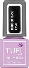 Fragrances, Perfumes, Cosmetics Rubber Base Coat - Tufi Profi Premium Rubber Base Coat