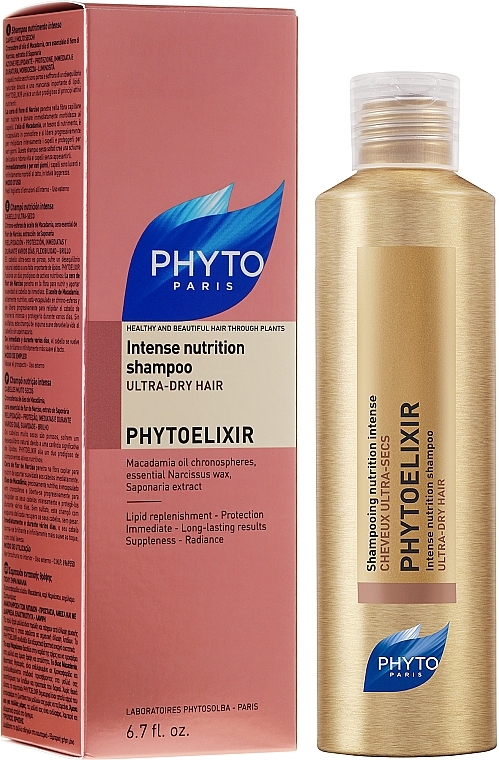 Shampoo "Intensive Nourishing" for Dry Hair - Phyto Phytoelixir Shampooing Nutrition Intense — photo N1