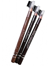 Fragrances, Perfumes, Cosmetics Brow Pencil with Brush - Ninelle Glam Touch