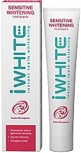Fragrances, Perfumes, Cosmetics Sensitive Teeth Whitening Toothpaste - iWhite Toothpaste Sensivity And Whitening