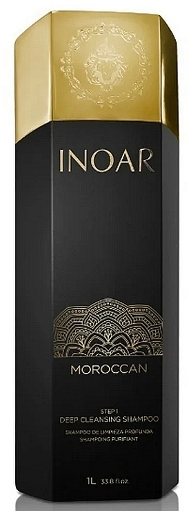 Cleansing Shampoo - Inoar Treatment Keratin Moroccan Shampoo Step 1 — photo N1