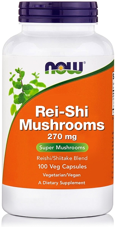 Rei-Shi Mushrooms, 270mg, capsules - Now Foods Rei-Shi Mushrooms, 270mg — photo N3