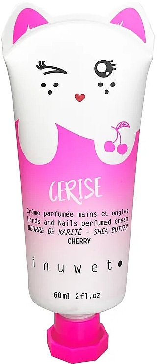 Cherry Hand & Nail Cream - Inuwet Hands and Nails Cream Cherry — photo N1