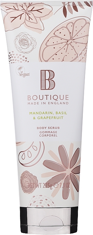 Body Scrub - Grace Cole Boutique Mandarin, Basil & Grapefruit Body Scrub — photo N1