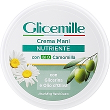 Fragrances, Perfumes, Cosmetics Nourishing Hand Cream with Chamomile & Olive Oil - Mirato Glicemille Nourishing Hand Cream