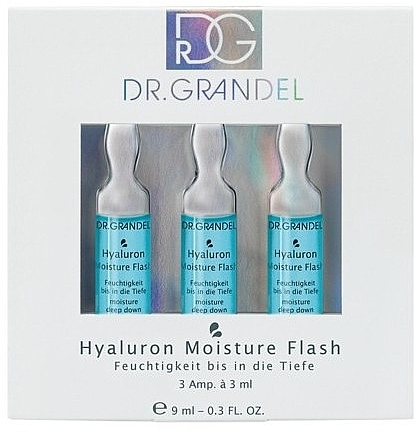 Ampoule Concentrate "Instant Hydration" - Dr. Grandel Hyaluron Moisture Flash — photo N1