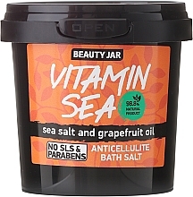Fragrances, Perfumes, Cosmetics Anti-Cellulite Bath Salt "Vitamin Sea" - Beauty Jar Anticellulite Bath Salt