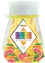Crystals Citrus Zing Gel Air Freshener - Airpure Colour Change Crystals Citrus Zing — photo N1