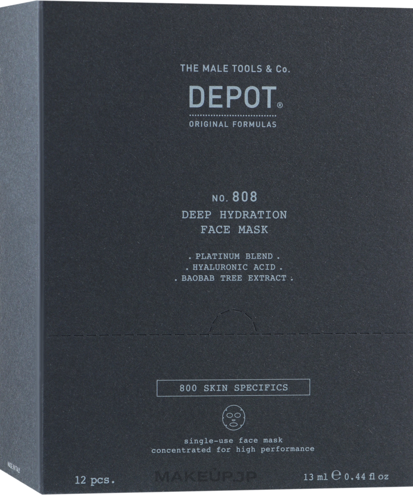 Moisturizing & Repairing Face & Neck Mask - Depot No 808 Deep Hydration Face Mask — photo 12 x 13 ml