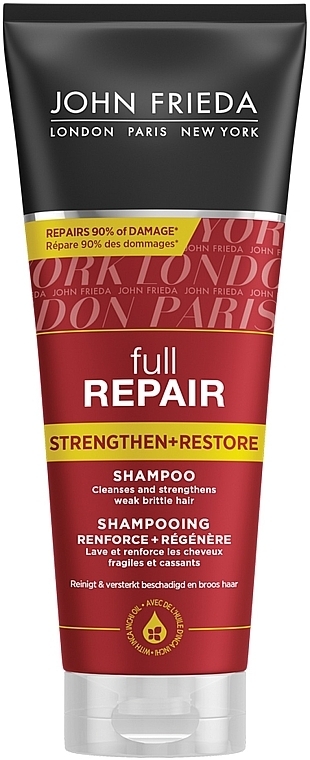 Strengthening Repair Hair Shampoo - John Frieda Full Repair Repair Strengthen & Restore Shampoo — photo N1