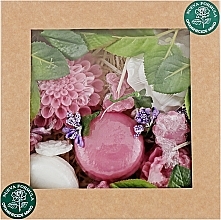 Fragrances, Perfumes, Cosmetics Soap Gift Set 'Floral perfection', burgundy - Nueva Formula