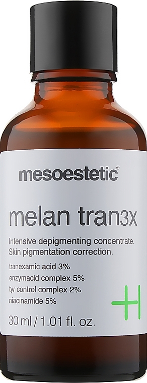 Depigmenting Serum - Mesoestetic Melan Tran3x Intensive Depigmenting Concentrate Serum — photo N2