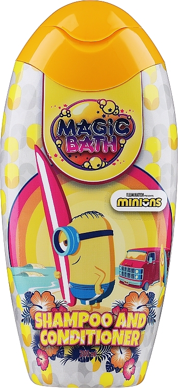 Shampoo & Conditioner 2in1 - EP Line Magic Bath Minions Shampoo & Conditioner — photo N1