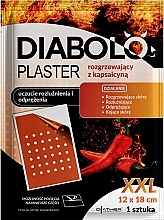 Fragrances, Perfumes, Cosmetics Capsaicin Warming Plaster, 12x18 cm - Diather Diagnostics & Therapy Diabolo Plaster