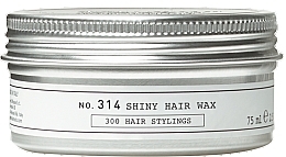 Fragrances, Perfumes, Cosmetics Medium Hold Shiny Hair Wax - Depot Hair Styling 314 Shiny Hair Wax