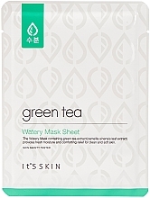 Fragrances, Perfumes, Cosmetics Green Tea Sheet Mask for Oily & Combination Skin - It's Skin Green Tea Watery Mask Sheet