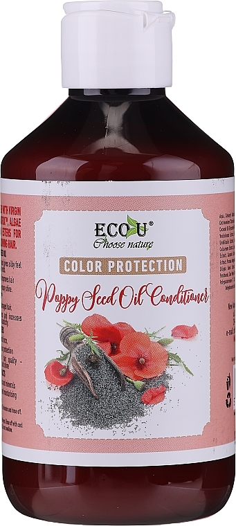 Color Protective Conditioner - Eco U Poppy Seed Oil Conditioner — photo N1