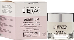 Fragrances, Perfumes, Cosmetics Cream for Normal and Combination Skin - Lierac Deridium Wrinkle Correction Moisturizing Cream