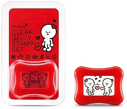 Fragrances, Perfumes, Cosmetics Transparent Stamp, red - Konad Clear Jelly Stamp