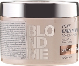 Bonding Mask for Warm Blonde Shades - Schwarzkopf Professional Blondme Tone Enhancing Bonding Mask Warm Blondes — photo N3