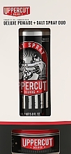 Fragrances, Perfumes, Cosmetics Set - Uppercut Deluxe Pomade & Salt Spray Duo (hair/pomade/100g + hair/spray/150ml)