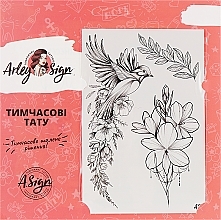 Fragrances, Perfumes, Cosmetics Flash Tattoo "Bird of Happiness" - Arley Sign