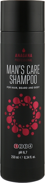 Hair, Beard & Body Shampoo "Man's Care" - Anagana Man's Care Shampoo — photo N10