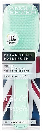 Hair Brush, mint - Tangle Teezer The Wet Detangler Fine & Fragile Mint — photo N2