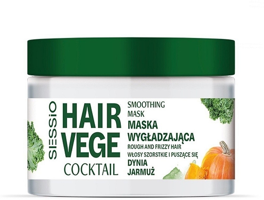 Pumpkin & Cabbage Smoothing Hair Mask - Sessio Hair Vege Coctail Smoothing Mask — photo N1