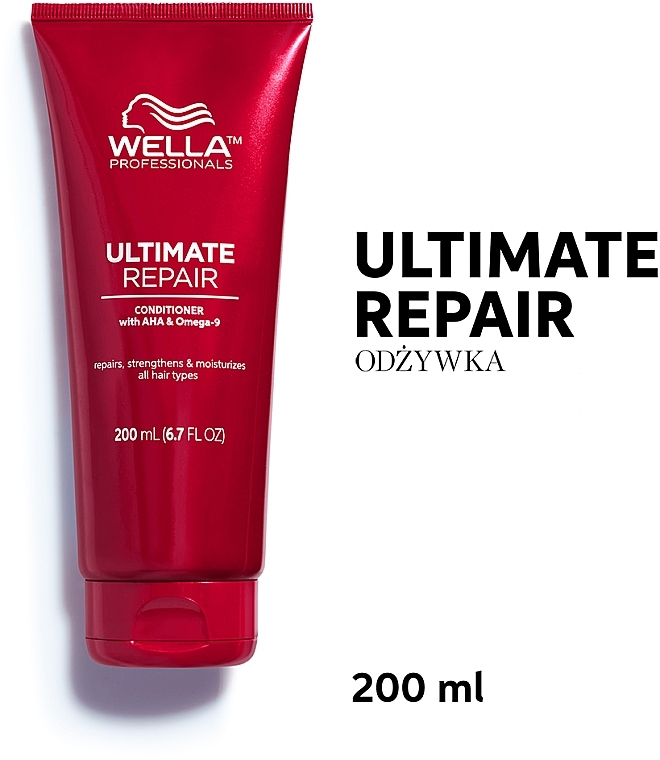 Conditioner for All Hair Types - Wella Professionals Ultimate Repair Deep Conditioner With AHA & Omega-9 — photo N9