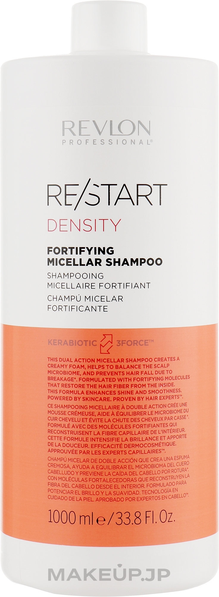 Strengthening Micellar Shampoo - Revlon Professional Restart Density Fortifying Micellar Shampoo — photo 1000 ml