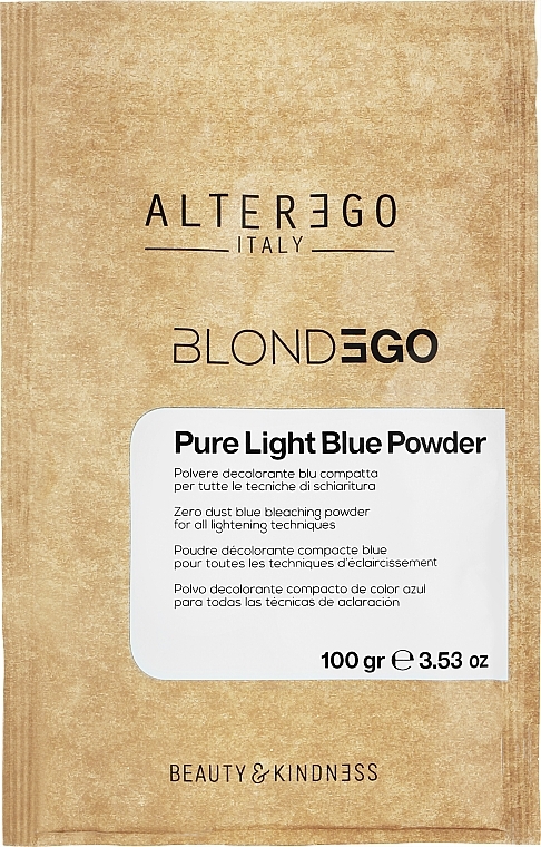 Bleaching Powder - AlterEgo BlondEgo Pure Light Blue Powder — photo N1