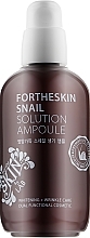 Fragrances, Perfumes, Cosmetics Snail Mucin Facial Ampoule Serum - Fortheskin Snail Solution Ampoule